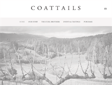 Tablet Screenshot of coattailswine.com